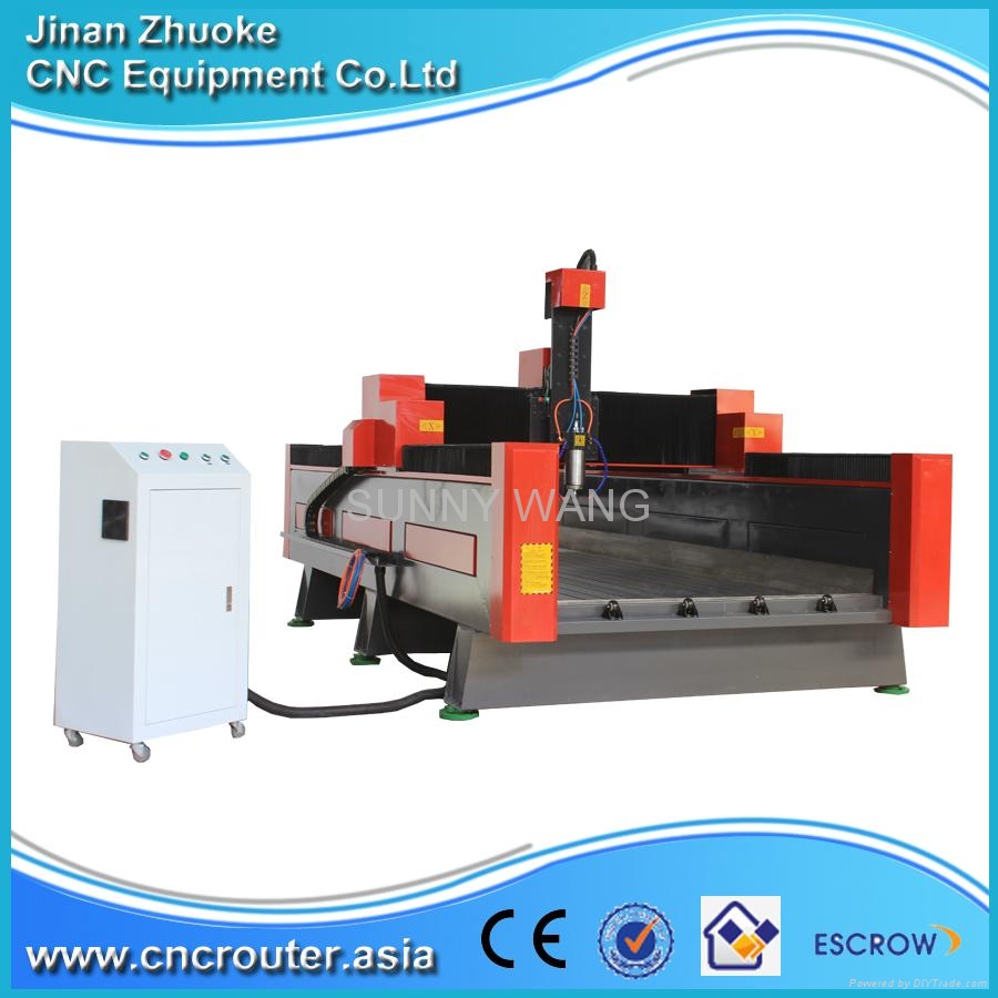 Heavy Duty 4 Axis Stone Engraving Cutting Machine CNC Stone Router ZK-1325 1300*