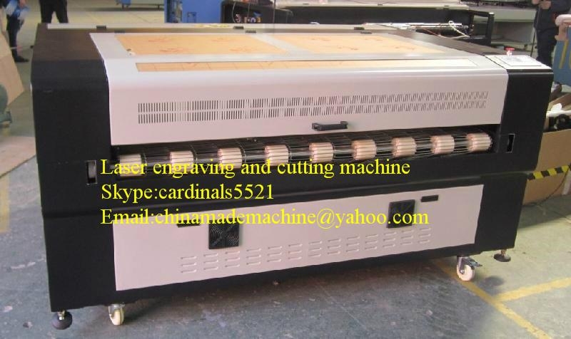 Fabric auto feeding laser cutting machine