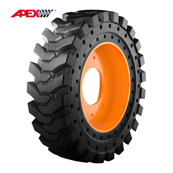 APEX Mold On Tires for Scissor Lift, Sweepers, Floor Cleaner, Shield Trailer