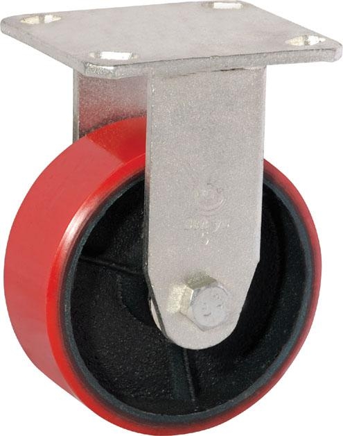 heavy duty iron core PU covered caster