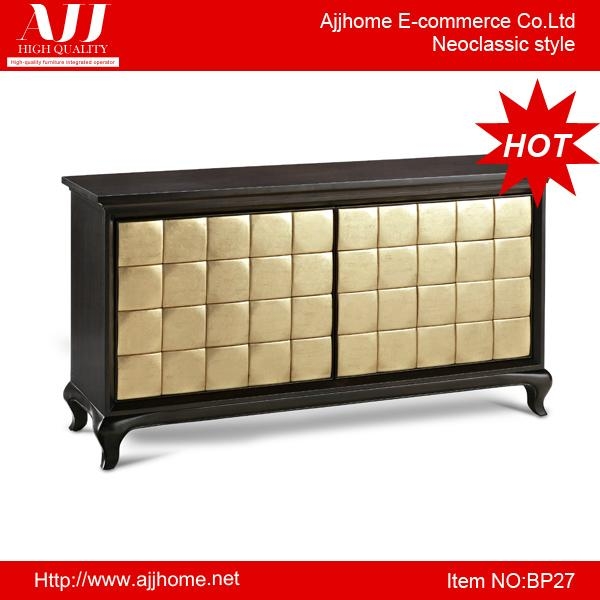 hot selling black antique wooden sideboard