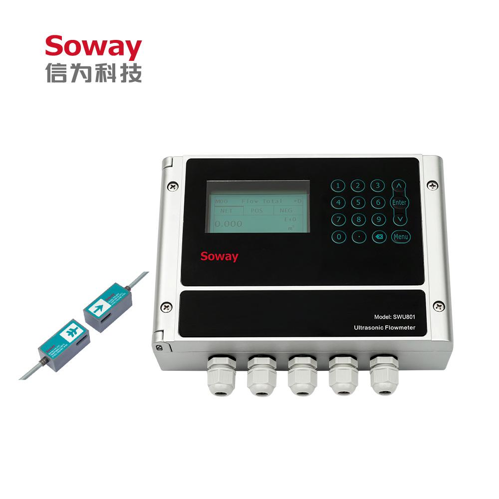 SWU801 Wall-mount clamp-on ultrasonic flow meter