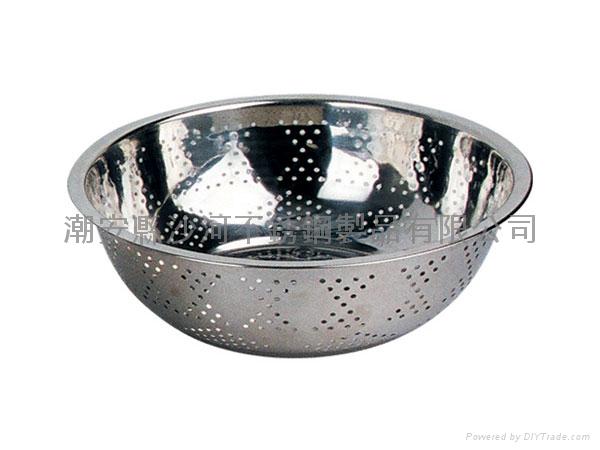 stainless steel Colander,Perforated basin,Round shape Colander