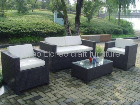 outdoor PE rattan furniture