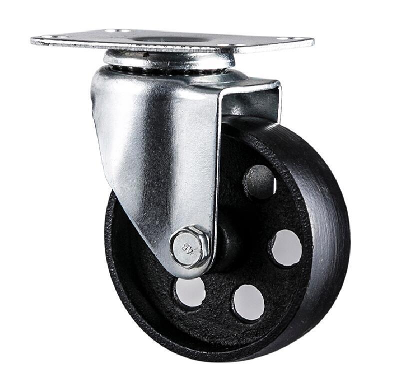 3 inch swivel caster with iron casting wheel
