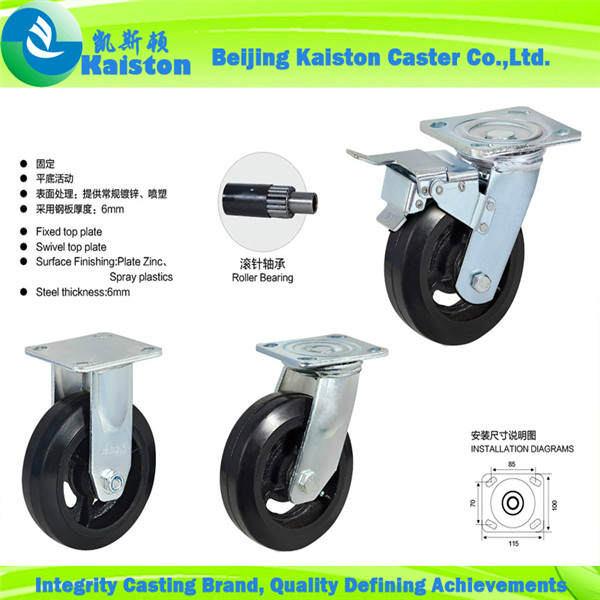 Kaiston Heavy duty Rubber Castors