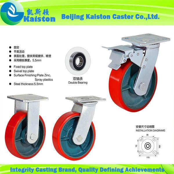 KI1123 Kaiston Polyurethane Caster wheels
