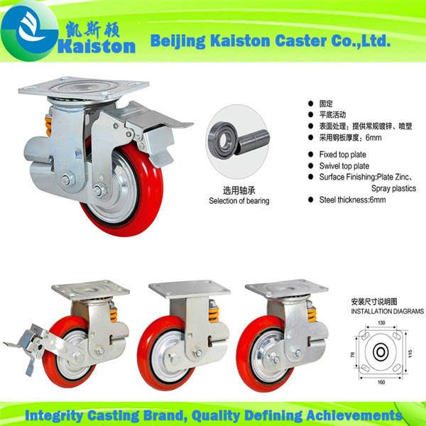 KI2046 Kaiston manufactured Heavy duty damping casters
