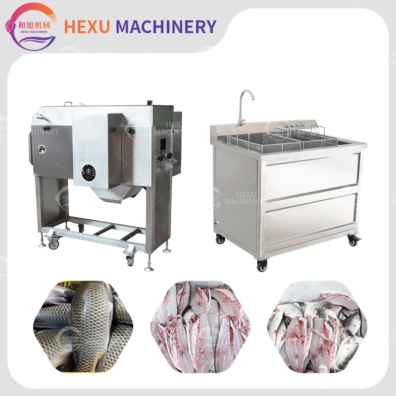 Fish Fillet Filleting Machine /Grass Carp Fish Slicing Cutter/Fish Meat Washer