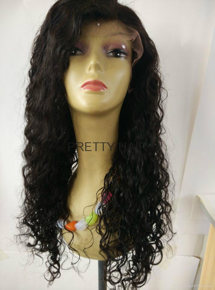 18inch Brazilian Virgin Hair Best Human Hair Full Lace wig
