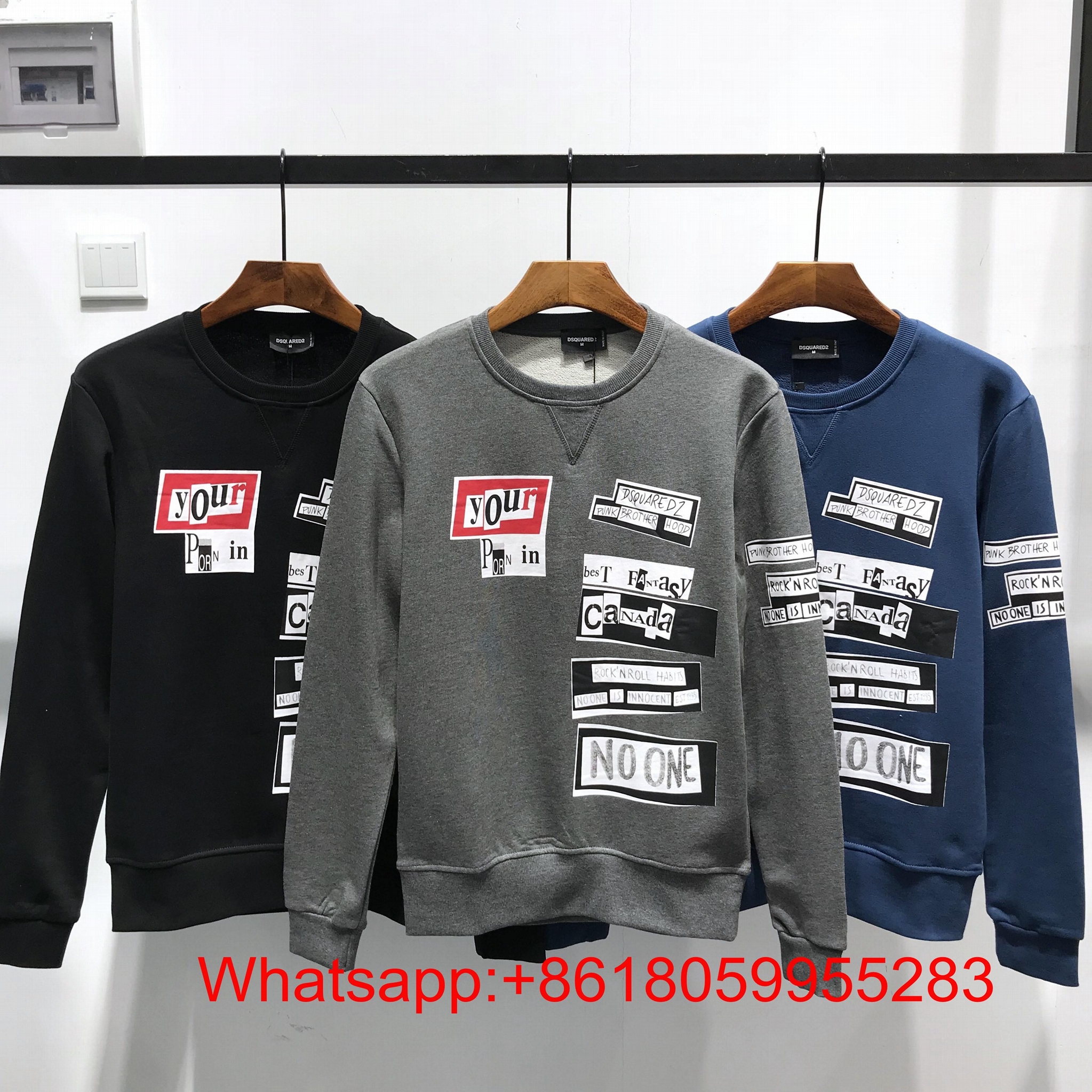 2019 Newest DSQ Brand DSQUARED2 hoodies Men winter jackets DSQUARED2 sweater