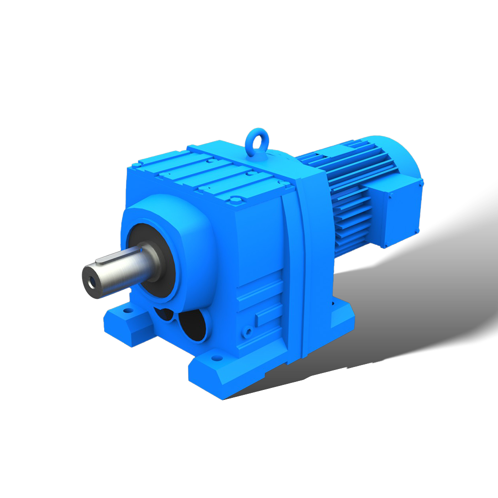 Helical inline gearbox Sew speed reducer foot mount electric motor gear