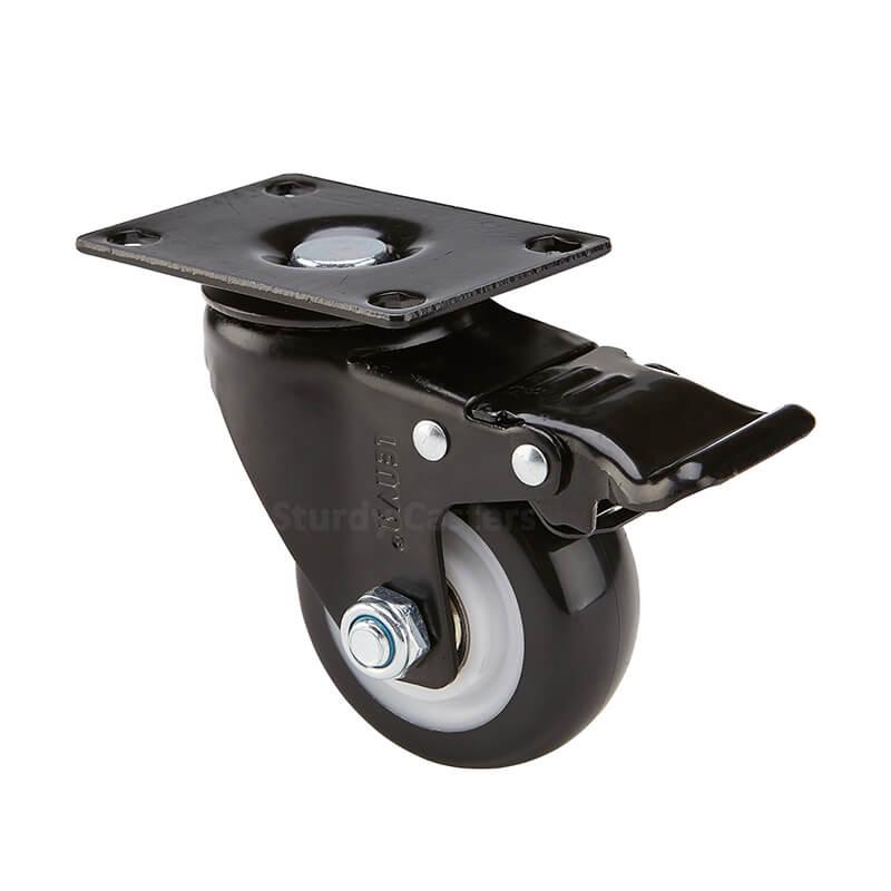 Furniture Accessories Table Swivel Casters With Polyurethane Wheels