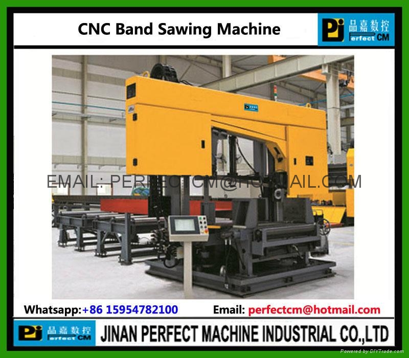 CNC Rotation Angle Band Sawing Machine